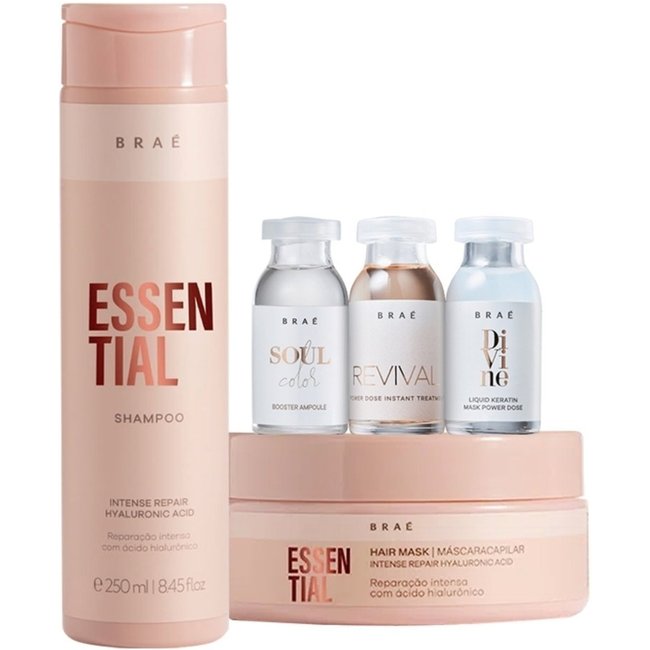 Kit Braé Essential Color - Máscara P (3 produtos)