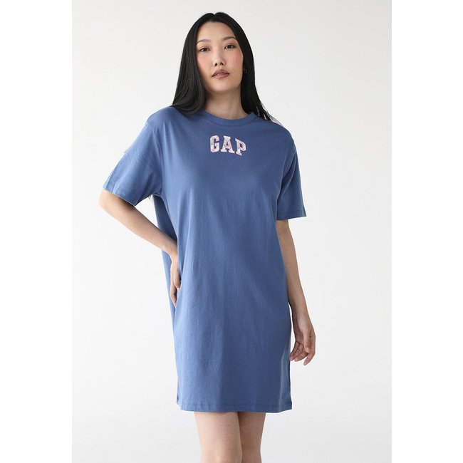 Vestido GAP Curto Logo Azul