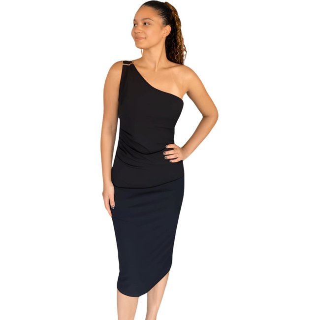 Vestido Justo Maxi Flor De Lis