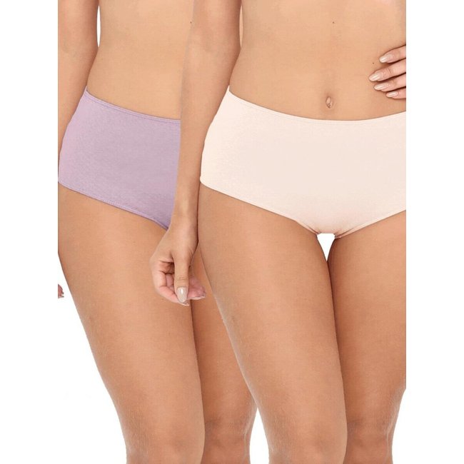 Kit com 2 Calcinhas Alta Love Secret 819304 Nude