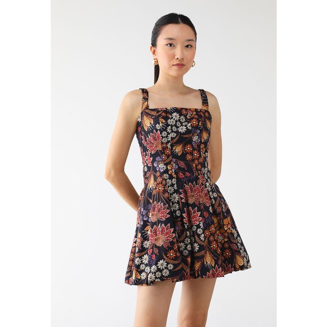 Vestido FARM Curto Balonê Lili Preto