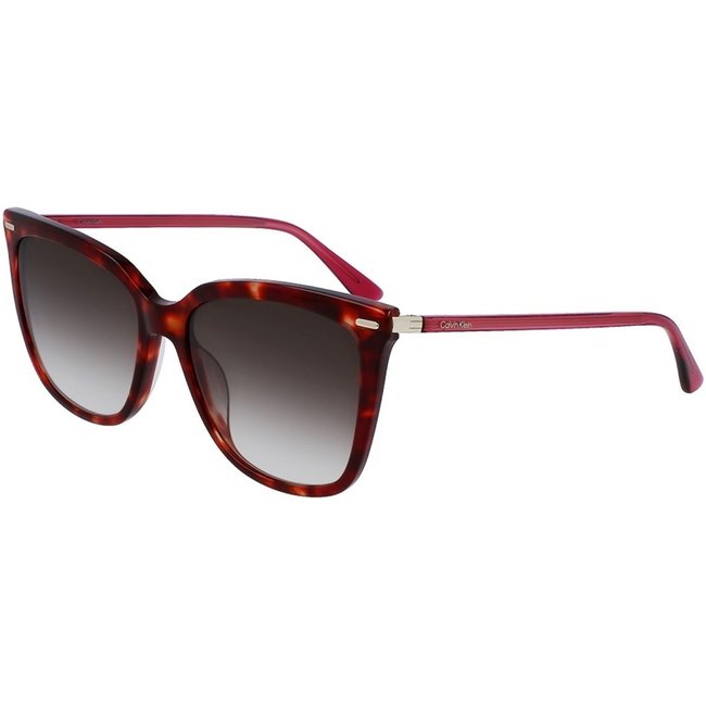Óculos de Sol Calvin Klein CK22532S 609 - Vermelho Havana 56