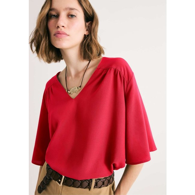 Blusa Feminina Evasê Viscolinho Hering