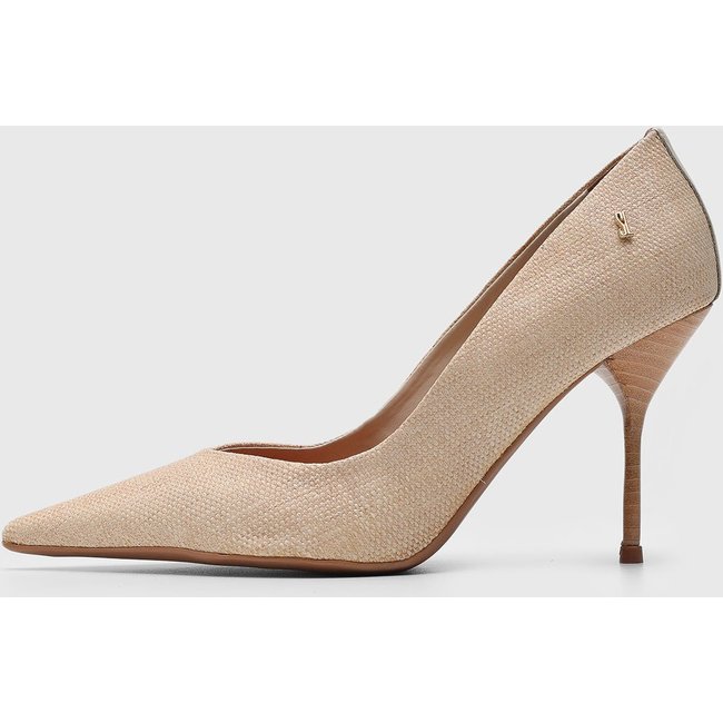 Scarpin Feminino Santa Lolla Bico Fino Nude