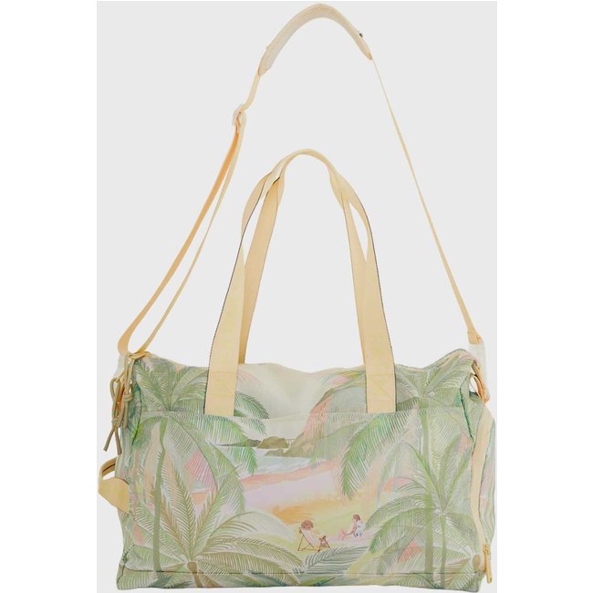 Bolsa Feminina FARM Viva Ioga Estampada Verde