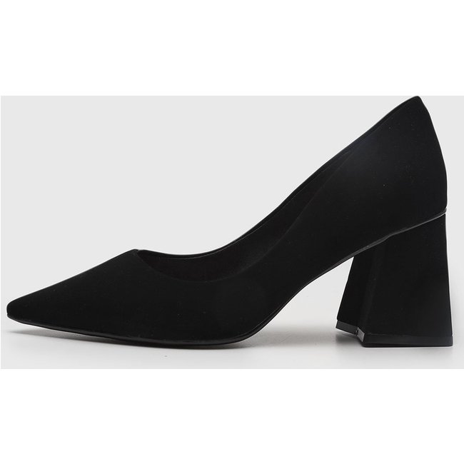 Scarpin Feminino cê Salto Bloco Preto