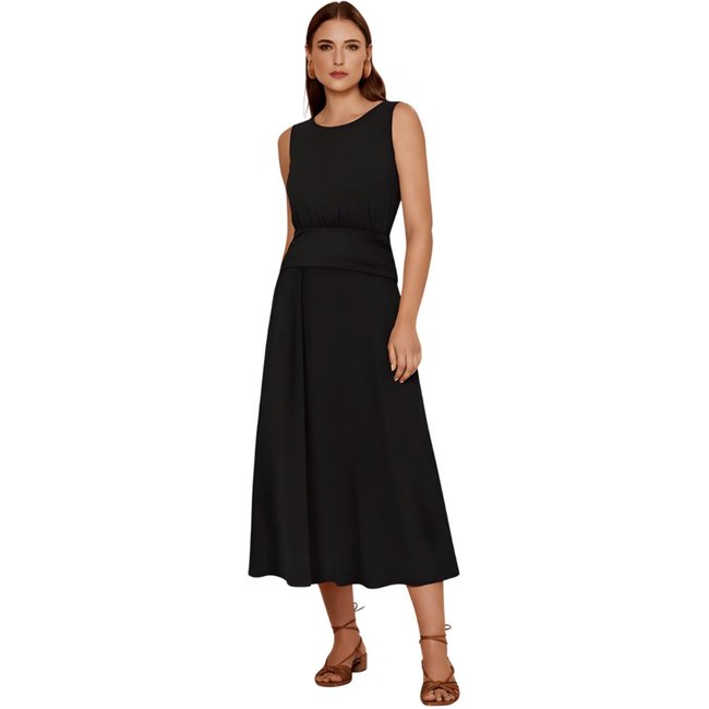 Vestido Chá Amarração Viscose Lez A Lez