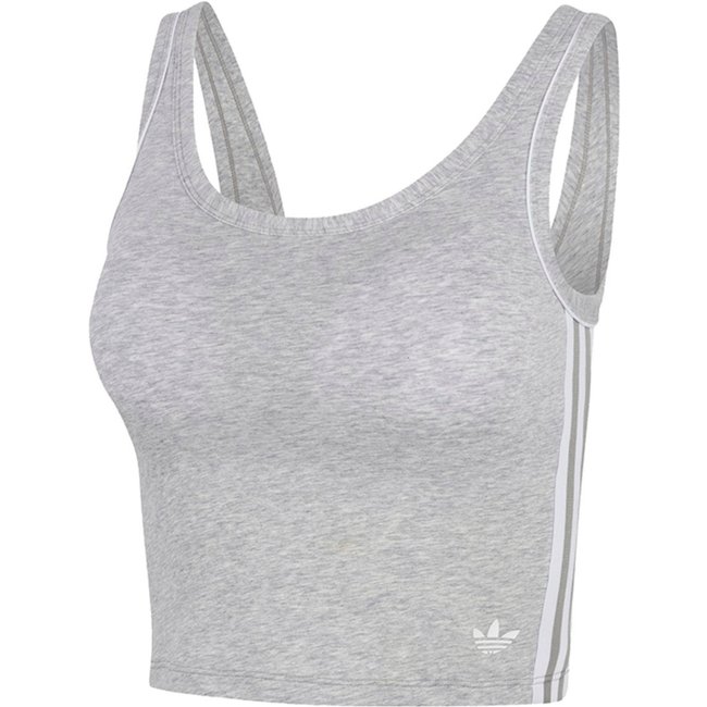Top Cropped adidas Underwear Cinza