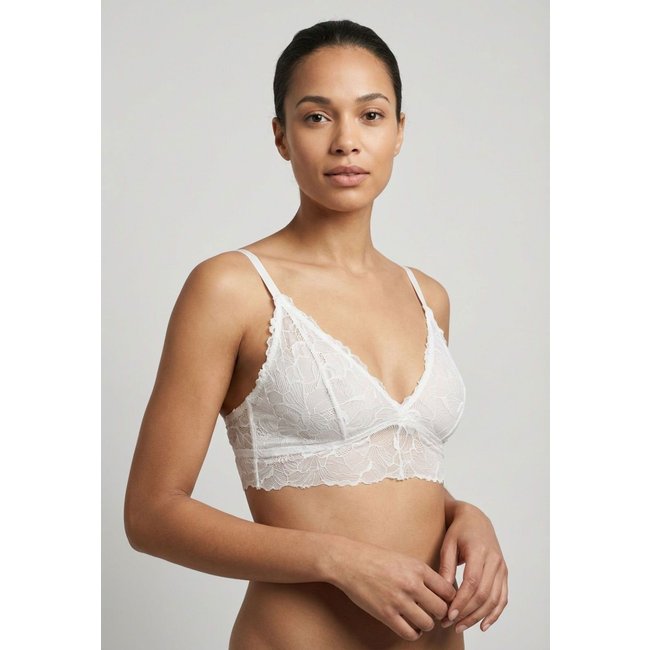 Sutiã Feminino Calvin Klein Triângulo Bridal Lace Branco