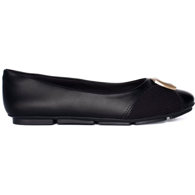 Sapatilha Feminina Comfortflex Preto