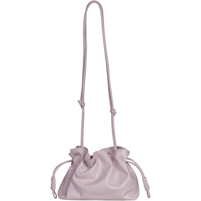 Bolsa MY.NA Saco Lorena em Couro Legítimo Off White