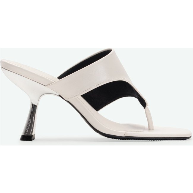 Open Mule Rachel Off White Suzana Santos