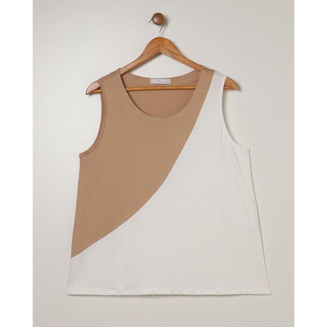 Blusa Malha Autentique Plus Size Feminina OFF WHITE/OFF WHITE/BEGE