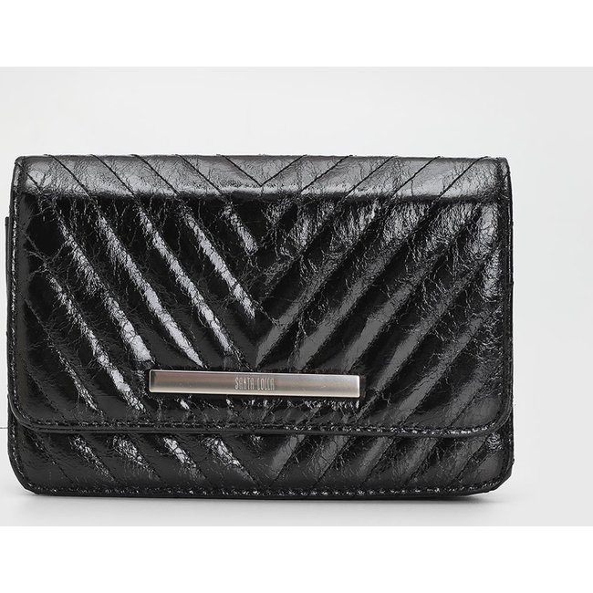 Bolsa Transversal Santa Lolla Alça Corrente Preta