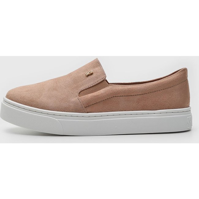 Tênis Slip On Santa Lolla Suede Bege