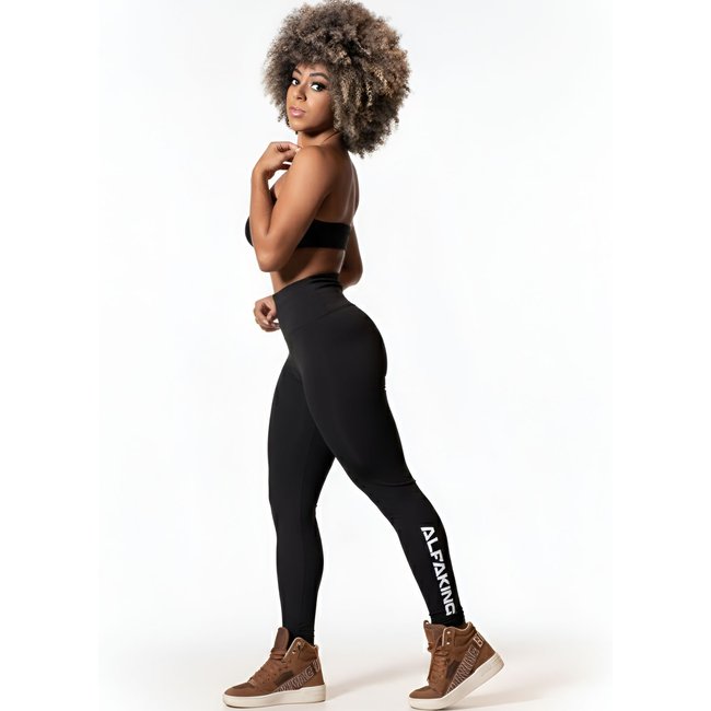 Legging ALFA KING zero Transparência Preta