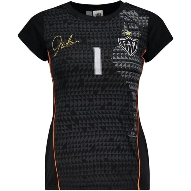 Camisa Braziline Atlético Mineiro One Feminina - Preto - braziline