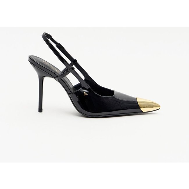 Scarpin Slingback Salto Fino Com Biqueira Lança Perfume