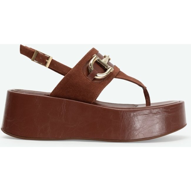 Flatform Bettie Marrom Suzana Santos
