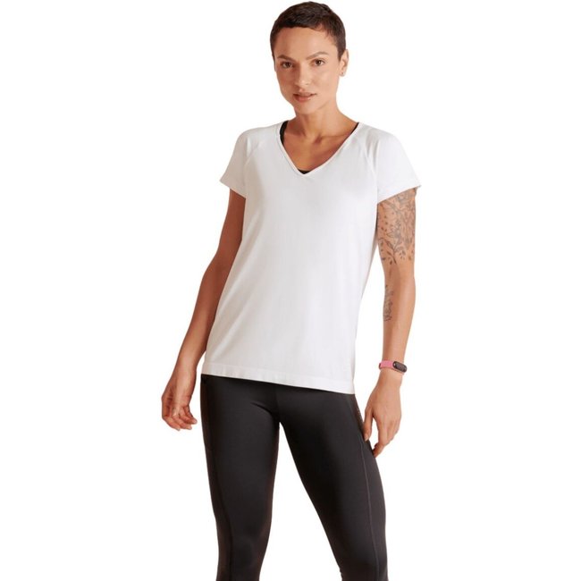 Camiseta Manga Curta Feminina Roupa Academia Ginástica Fitness Lupo