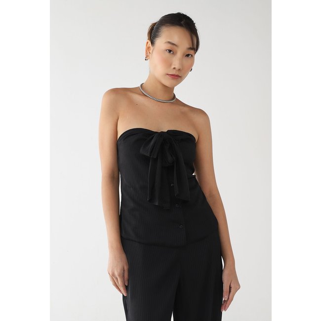Blusa Feminina Lez a Lez Lívia sem Alça Preta