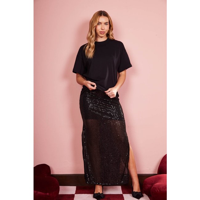 Saia In Love Midi Paete Rayane Preto