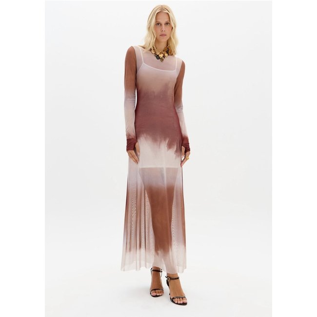 Vestido Tule De Mangas Longas Lança Perfume