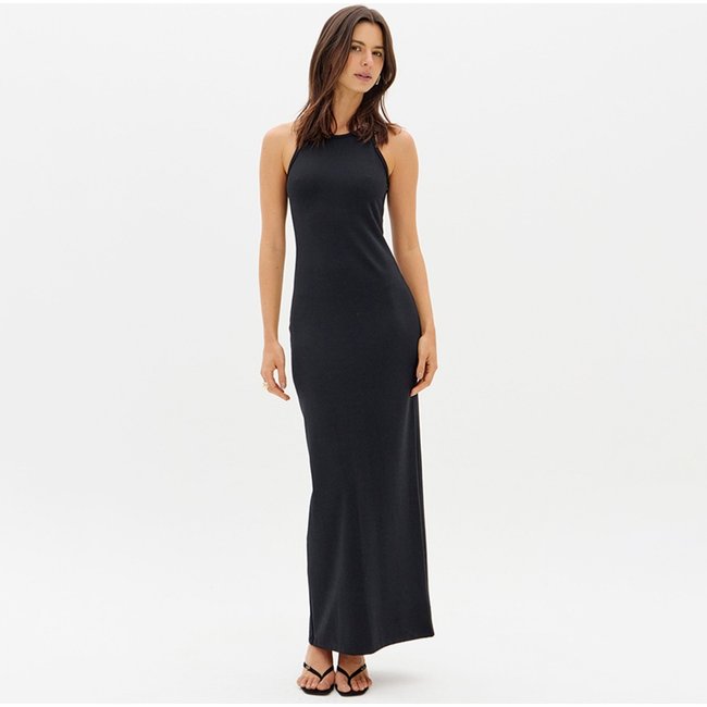 Vestido Super Mid Easy Lança Perfume Ou26 Preto Feminino