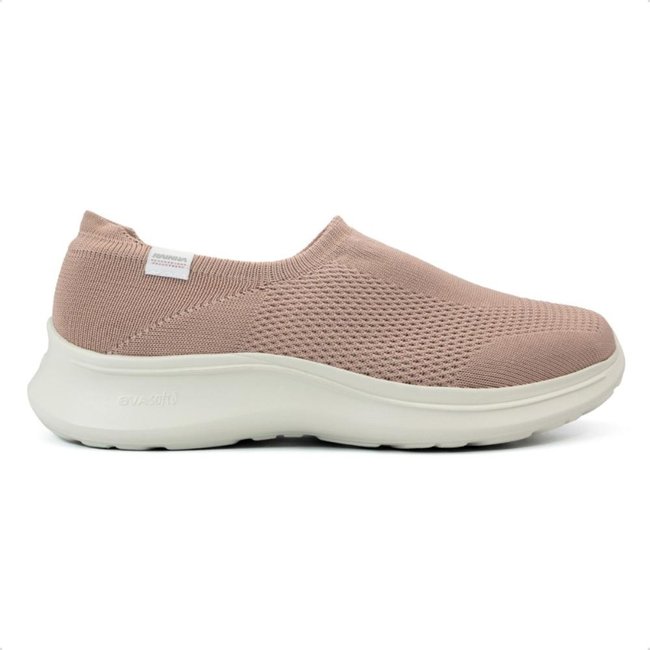 Tênis Rainha Slip On Feminino Charm Rosa