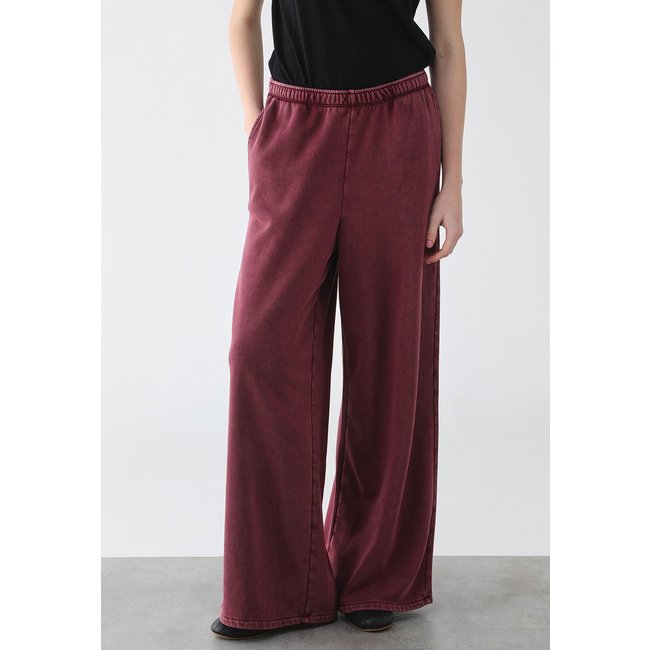 Calça Feminina GAP Reta Cintura Alta Bordô