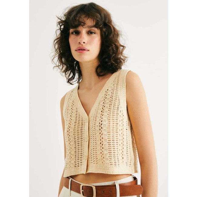 Colete Feminino Em Tricô Hering