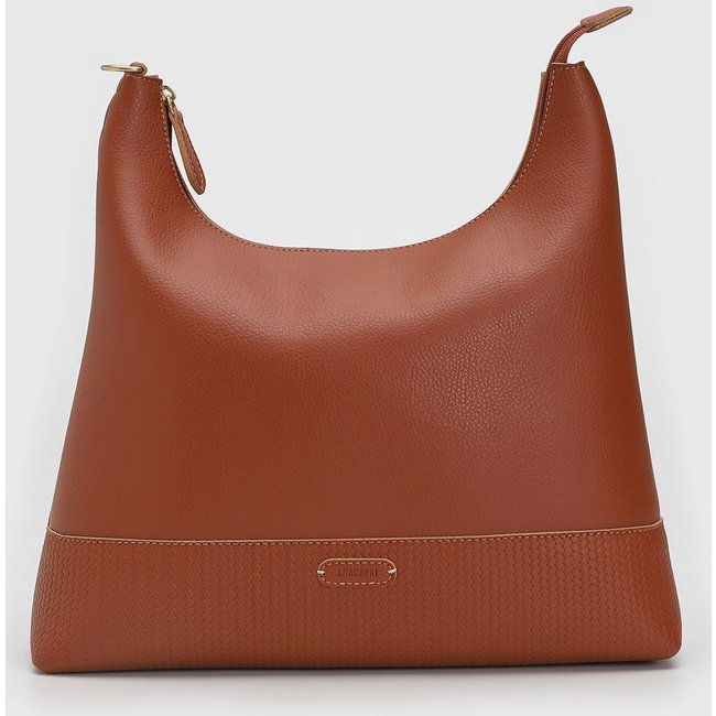 Bolsa Feminina Anacapri Grande Texturizada Caramelo