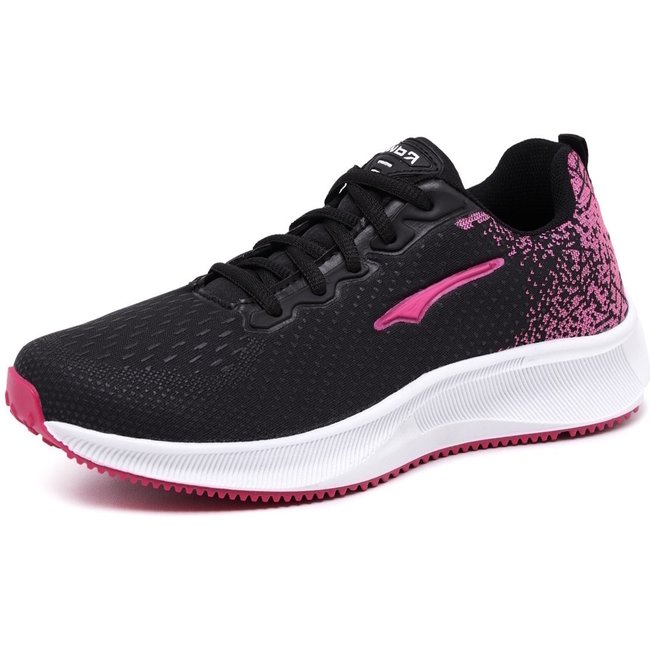 Tênis Feminino de Academia Caminhada Leve Confortavel Preto