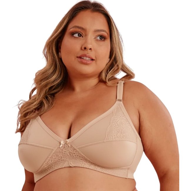 Sutiã Plus Size Sem Bojo Cetinete Com Renda Pretty Paty