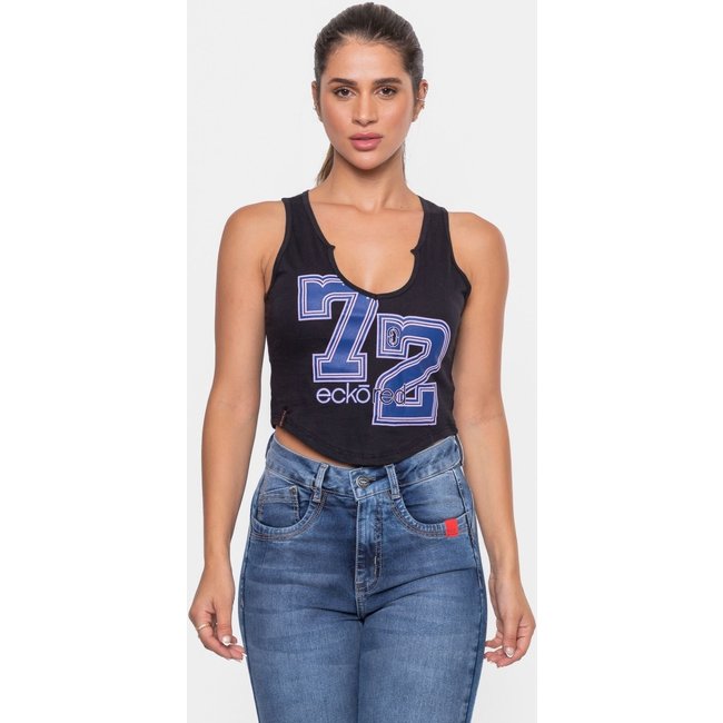 Top Ecko Feminino Line Preta