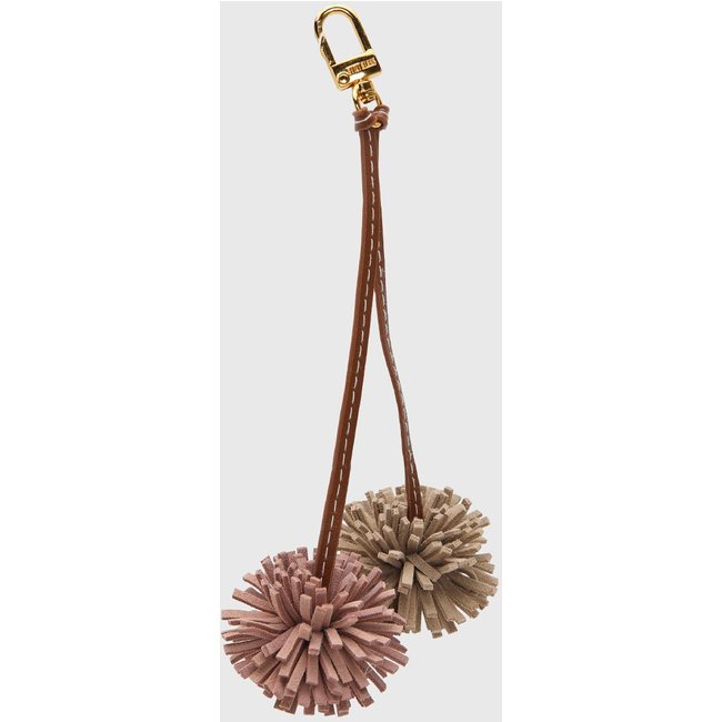 Chaveiro Feminino Santa Lolla Pompons Rosa