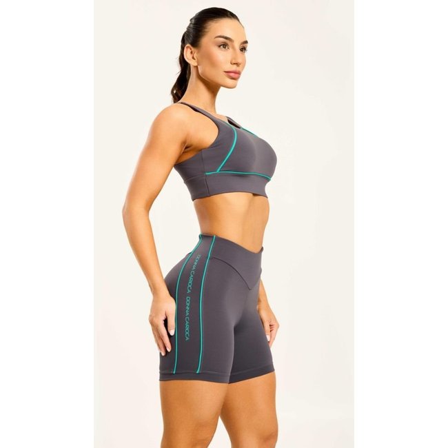 Short Perception Carbox Poliamida Com Estampa Emborrachada Donna Carioca
