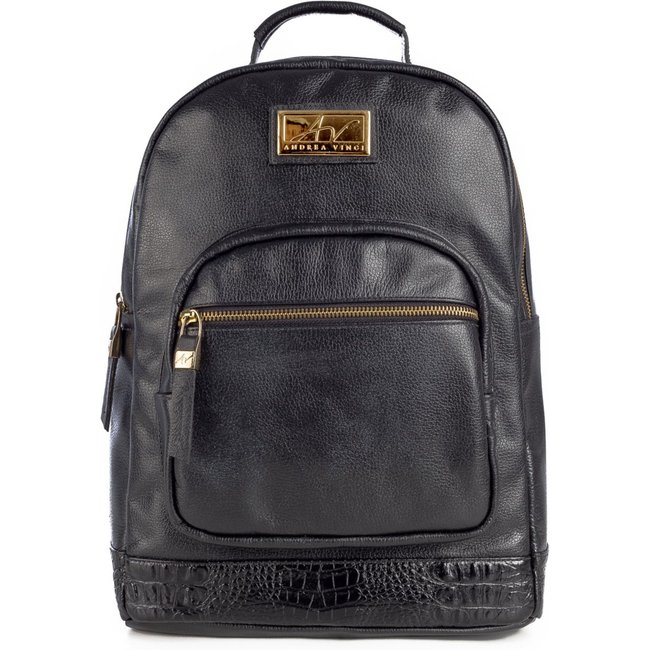Mochila De Couro Andrea Vinci Milla