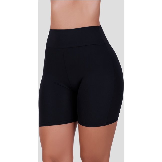 Short Anágua MdMix Modeladora Cintura Alta Segunda Pele Feminino Térmica Preto