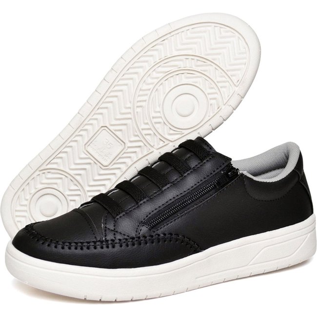 Tenis Feminino FootWorks Casual Estilo e Conforto 2050 Preto