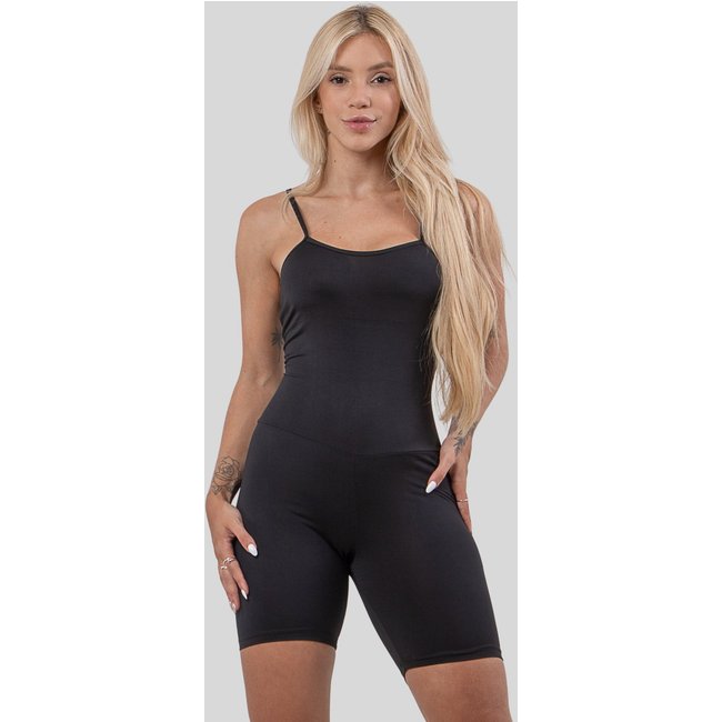 Macaquinho Segunda Pele Diluxo Anagua Underwear Feminino Alcinha Preto