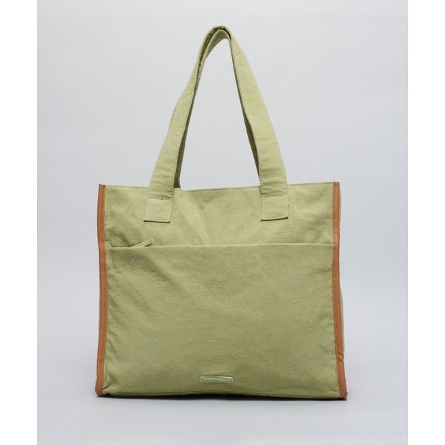 Bolsa g Lona Vies - Capim Limao u - capim limao