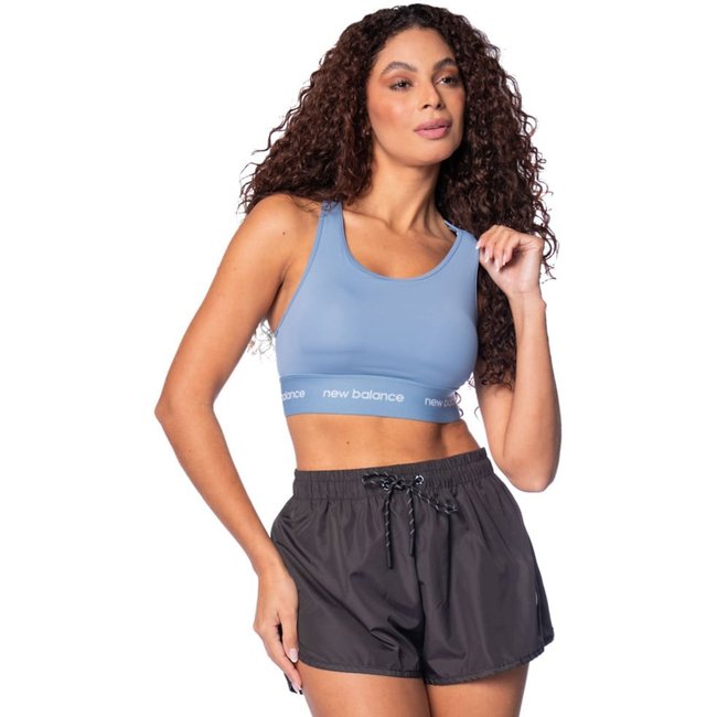 Top Feminino New Balance Sport Essentials Active Azul