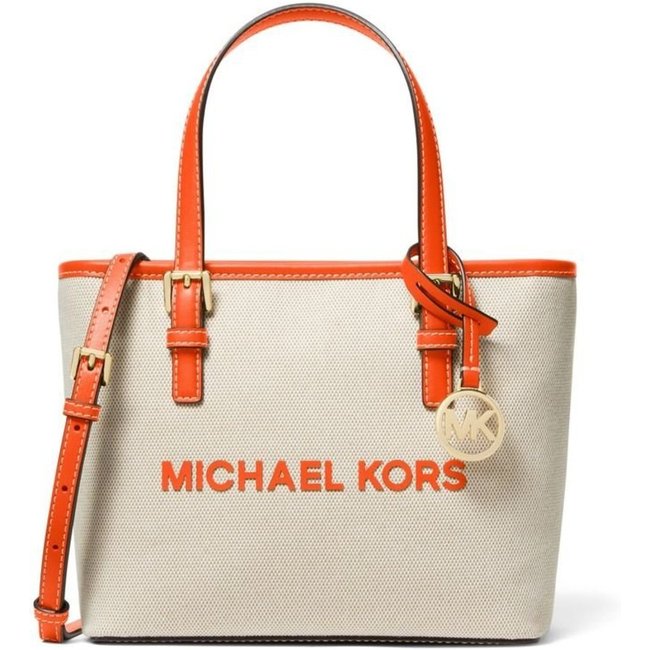 Bolsa Tote Jet Set Pequena De Algodão 35S4gtvt0c634