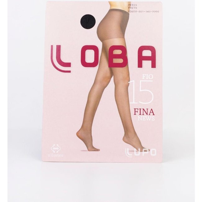 Meia-Calça Fio 15 Lupo Feminina Preto