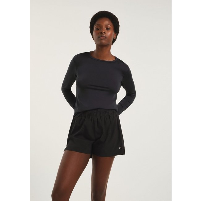 Camiseta Esportiva Feminina Manga Longa Proteção Uv - Preto P