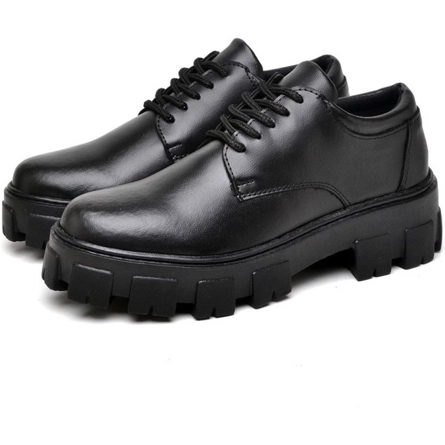 Sapato Mocassim Feminino Okford DUBUY 1410FG Preto