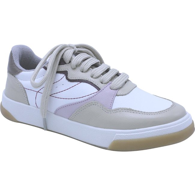 Tênis Floré 1339 - Ice/Bco/Lilás/Bordô Multicolorido
