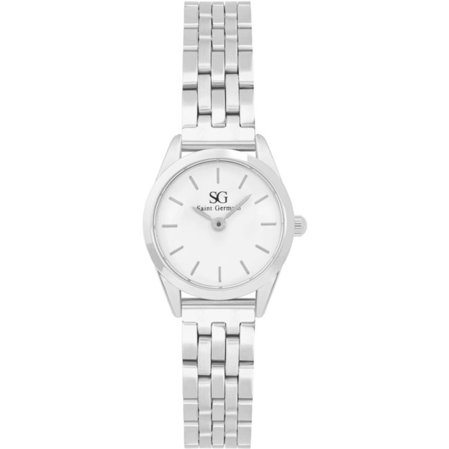 Relógio Feminino Saint Germain Prateado Mini Belle Silver 24mm