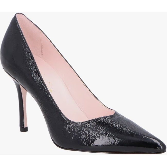 Scarpin Luiza Barcelos De Salto Fino Em Verniz Preto
